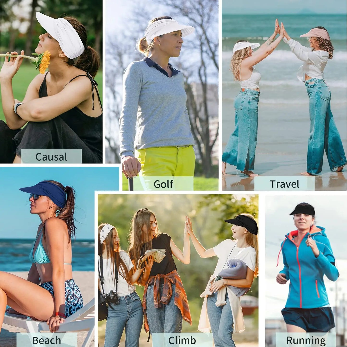 🔥Last Day 50% OFF - Women's UV Protection Sun Visor Hat