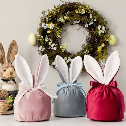 Easter Bunny Velvet Basket🐇