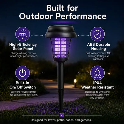 🏠Summer Essentials🦟Solar-Powered UV Mosquito Killer Lamp