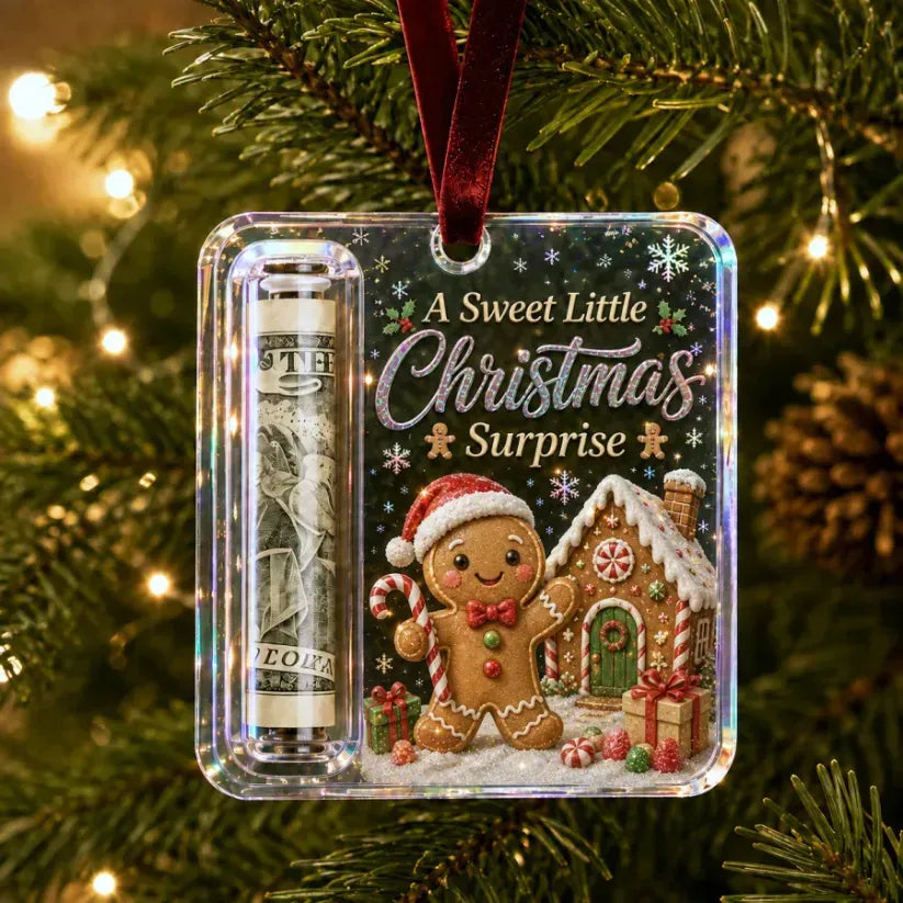 🔥LAST DAY 50% OFF - 🎄Christmas Cash Gift Ornament- Make Cash Feel Like A Real Christmas Gift💵