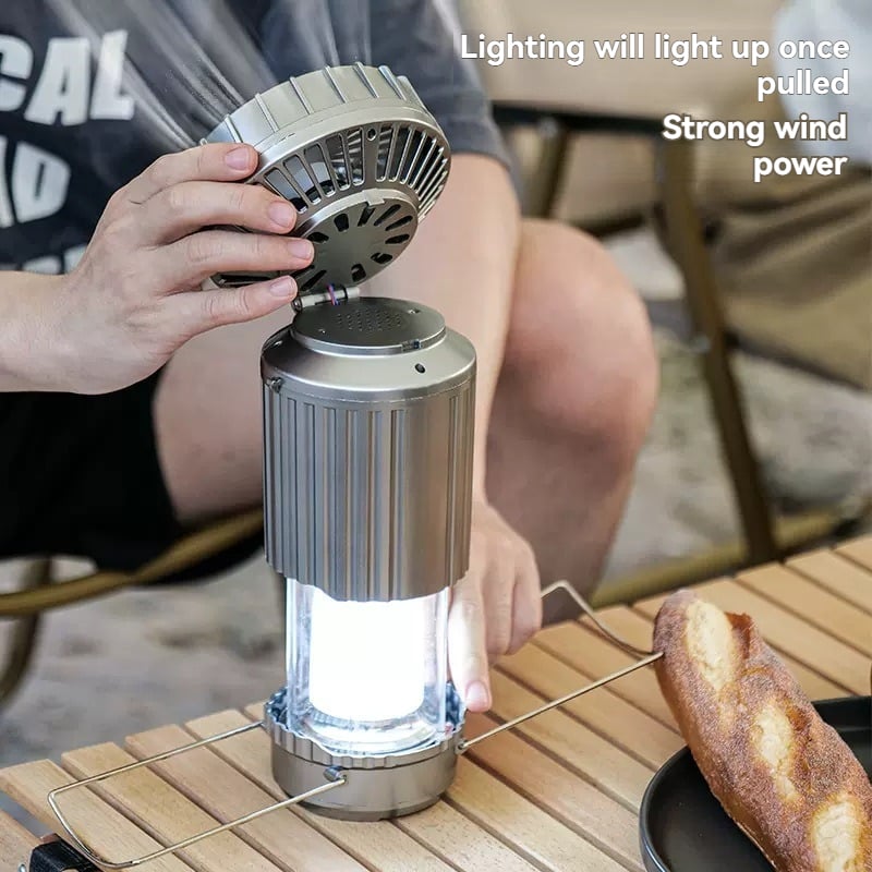 🔥Last day 49% off🔥5-In-1 Portable LED Camping Lantern With Fan