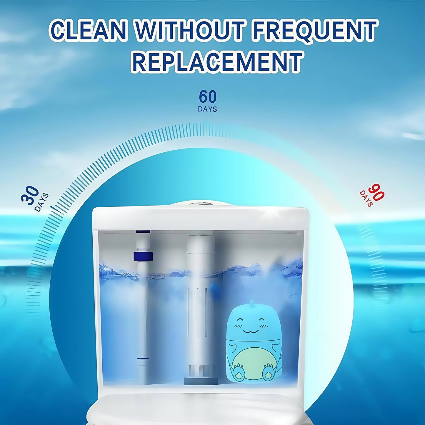 🏆Flash Sale⚡ 50K+ SOLD! Almost Gone-💥🔥🔥Toilet Cleaner & Toilet Deodorizer Wonder,Best Gifts