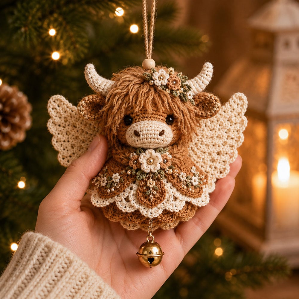 🪽 Animal Angel Crochet Ornament DIY Kit