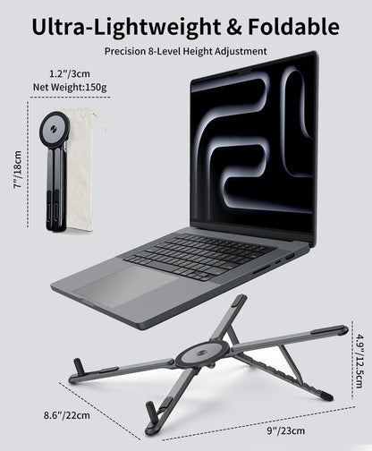 🎁Last Day 70% OFF 🔥3-in-1 Magnetic Foldable Laptop Stand
