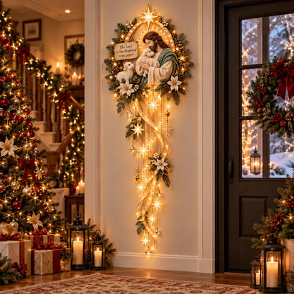 ⏳ Last Day 49% OFF – ✝️ Nativity Starfall Wall Light | Warm Golden Bethlehem Glow for Christmas Walls & Faith-Filled Homes ⭐