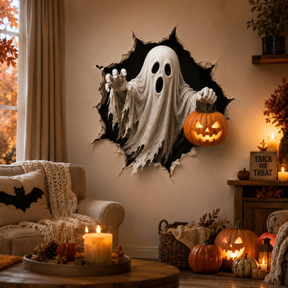 🔥Last Day 50% OFF-Halloween Break-In 3D Wall Decals