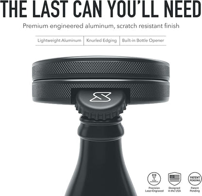 Metal EDC Storage Can with Built-In Bottle Opener