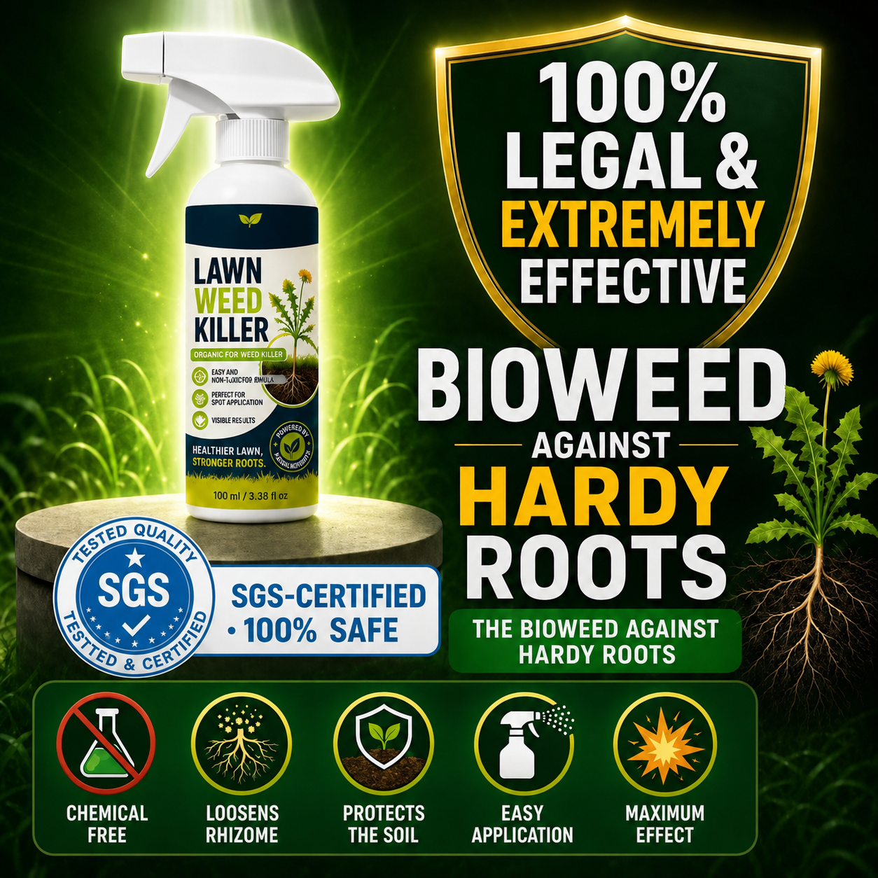 🏆Surprise Price: Only $14.99!!!⚡ [Easy and stress-free weeding in the garden] Herbicide for domestic use