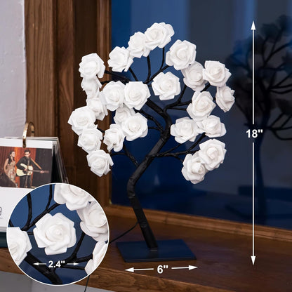 💖🎁2026 Mother's Day Gifts 50% Off-18 Colors Rose Tree Lamp