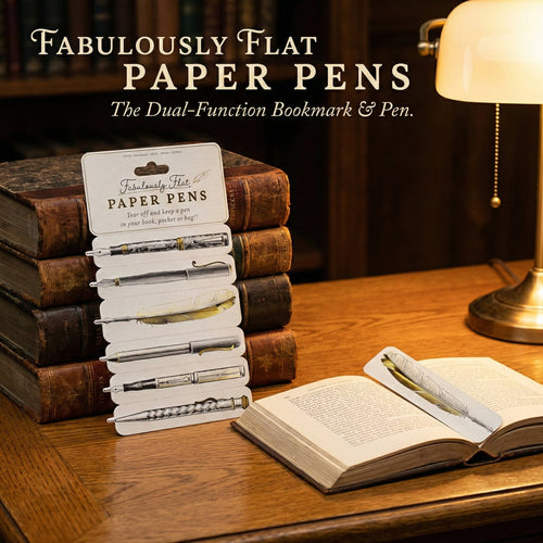 🪶Fabulously Flat Bookmark Pen - The Ultimate Portable Writing Solution