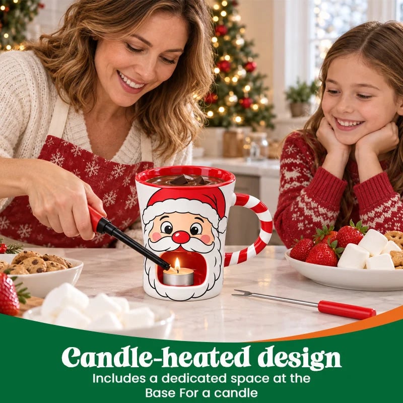 Christmas Chocolate Fondue Mug