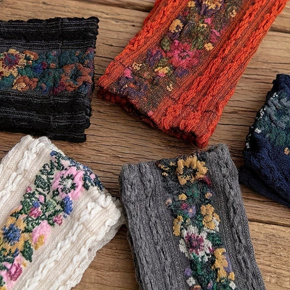 🌸 Vintage Floral Socks – 50% OFF Today Only! ✨