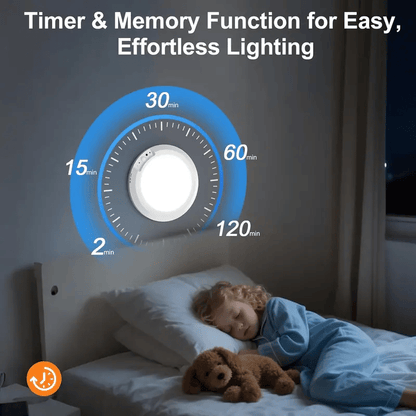 ✨Dimmable rechargeable ceiling light with motion sensor – magnetic & wireless✨