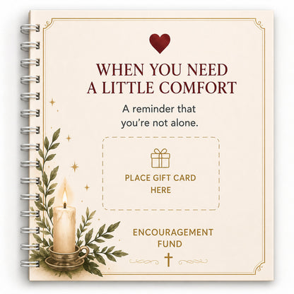 ✝️ FAITH GIFT CARD BOOK 📖 14 Themed Pages, Hardcover & Durability Line