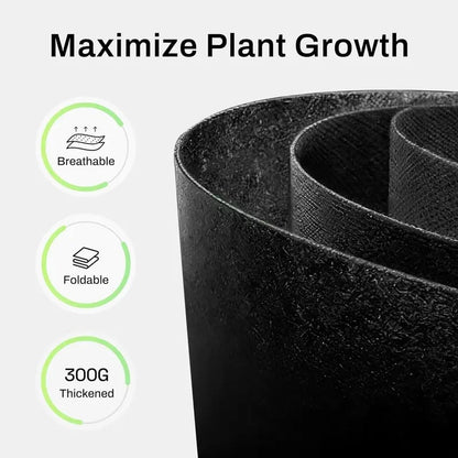 ⭐🌱 5-Pack 5 Gallon Grow Bags – Heavy Duty Aeration Fabric Pots with Handles for Vegetables, Flowers & Fruits 🪴