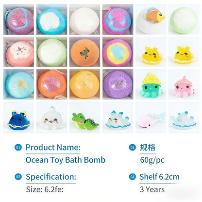 Natural Bath Bombs for Kids with Mega Bubbles