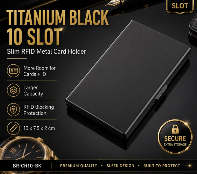 Tyiipro™ RFID Blocking Metal Card Holder