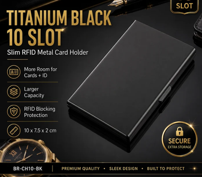 Tyiipro™ RFID Blocking Metal Card Holder