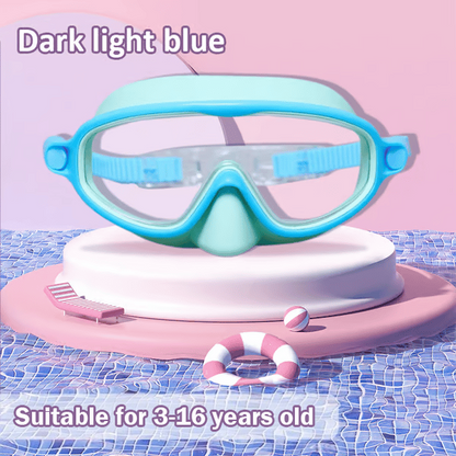🏊‍♀️Summer is coming🏊‍♀️-HD children's large frame waterproof and anti-fog swimming goggles