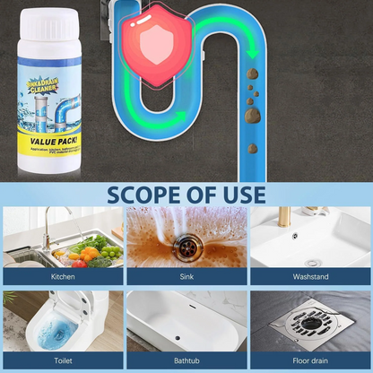 ✨LAST DAY 50% off✨ Powerful Sink Drain Cleaner - All-Purpose Pipe Dredging Powder for Home