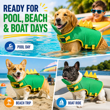 Premium Dog Life Vest for Swimming & Boating🛒
