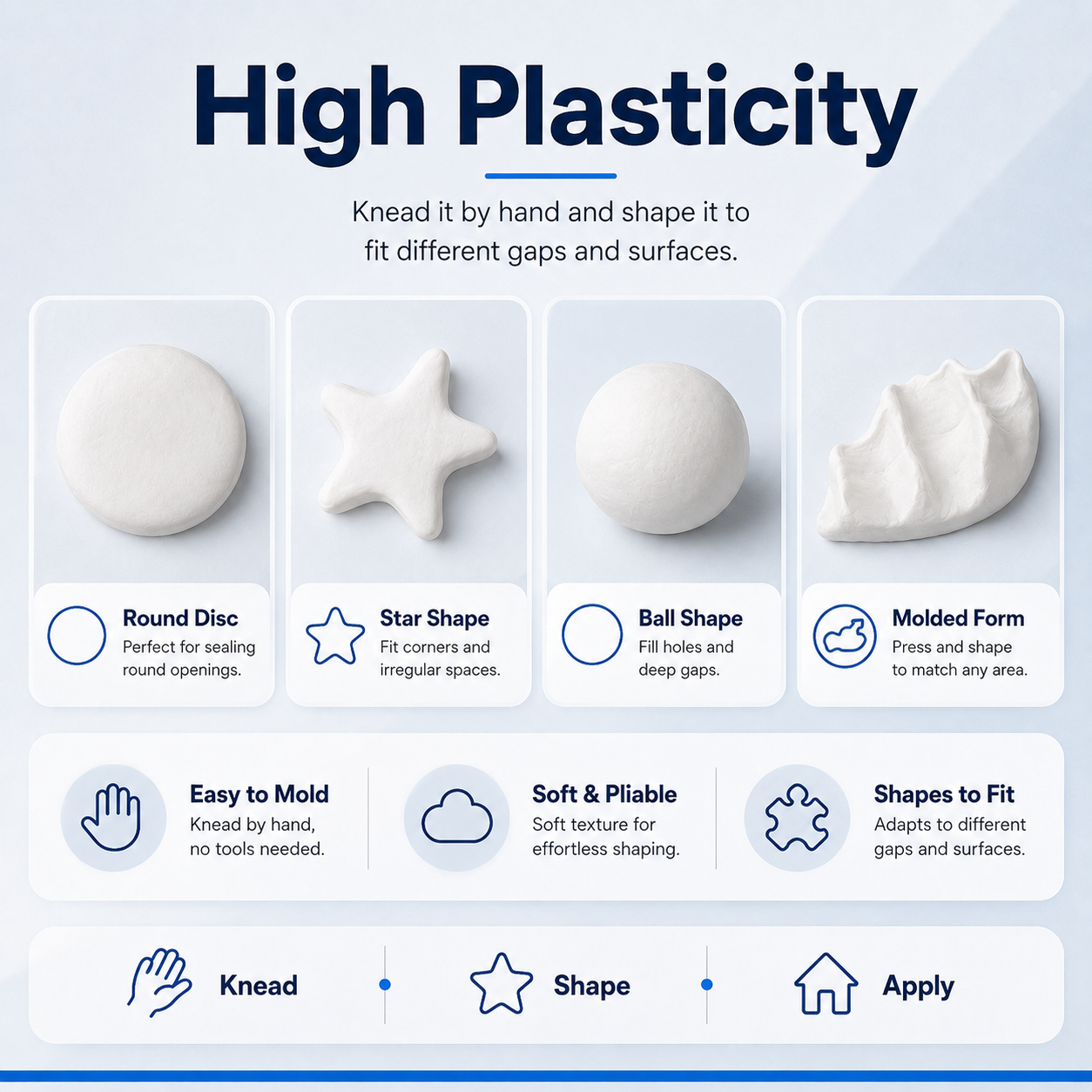 New-Multi-Purpose Wall & Pipe Sealing Clay