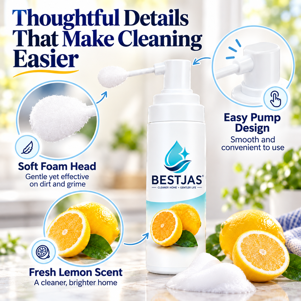 Multi-Purpose Foam Cleaning Spray 100ML Bottle