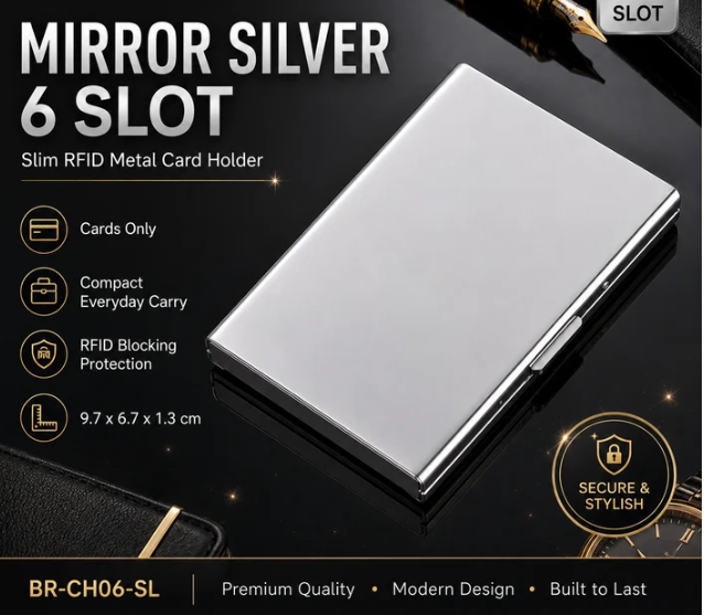 Tyiipro™ RFID Blocking Metal Card Holder