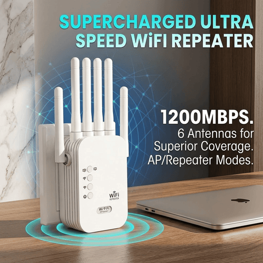 🔥Last Day 70% OFF🔥The Velocity Prime: 1200Mbps Ultra-Speed WiFi Repeater