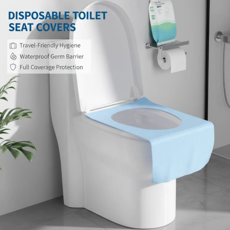 ⏰Disposable Waterproof Toilet Seat Covers Pack🚽✨