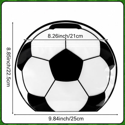 🎒⚽  Soccer Party Favor Bags with Handles – Football Treat Bags for Birthdays, Team Parties & World Cup Celebrations 🎉