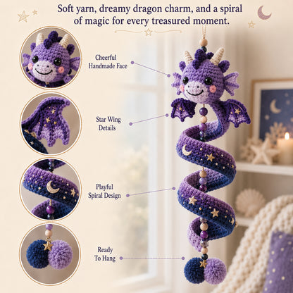 🔥Buy 3, Get 1 Free 🔥🐉 DIY Dragon Spiral Hanging Ornament Kit