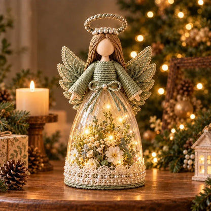 ⏳ Last Day 49% OFF – 👼 Blooming Guardian Angel Light | Floral Angel Figurine with Warm LED Glow in Lavender, Rose & Sage for Bedside Tables, Shelves & Meaningful Gifts ✨