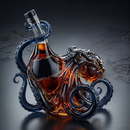 The  Rum Edition 3D Octopus Bottle