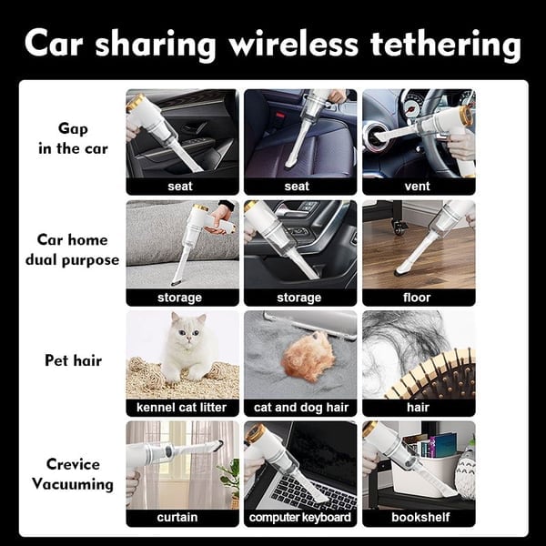 【Flash Sale】🔥Wireless Handheld Car Vacuum Cleaner