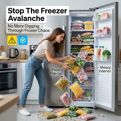Crystal Clear Freezer Storage Bins