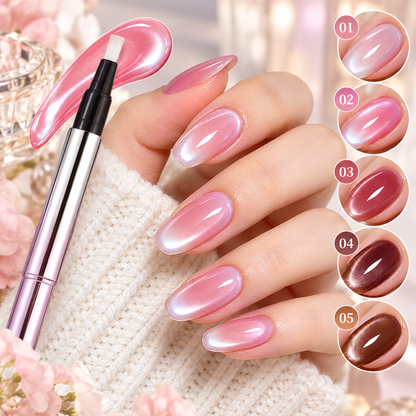 💅 6-in-1 Magnetic Cat-Eye Gel Nail Pen ✨ Salon-Style Nails at Home🍀