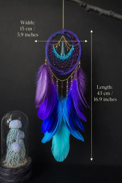 🔥Last Day 49% OFF – ✨ Celestial Galaxy Handmade Dreamcatcher