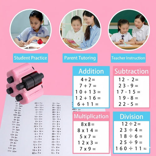 4-in-1 Math Stamp Roller