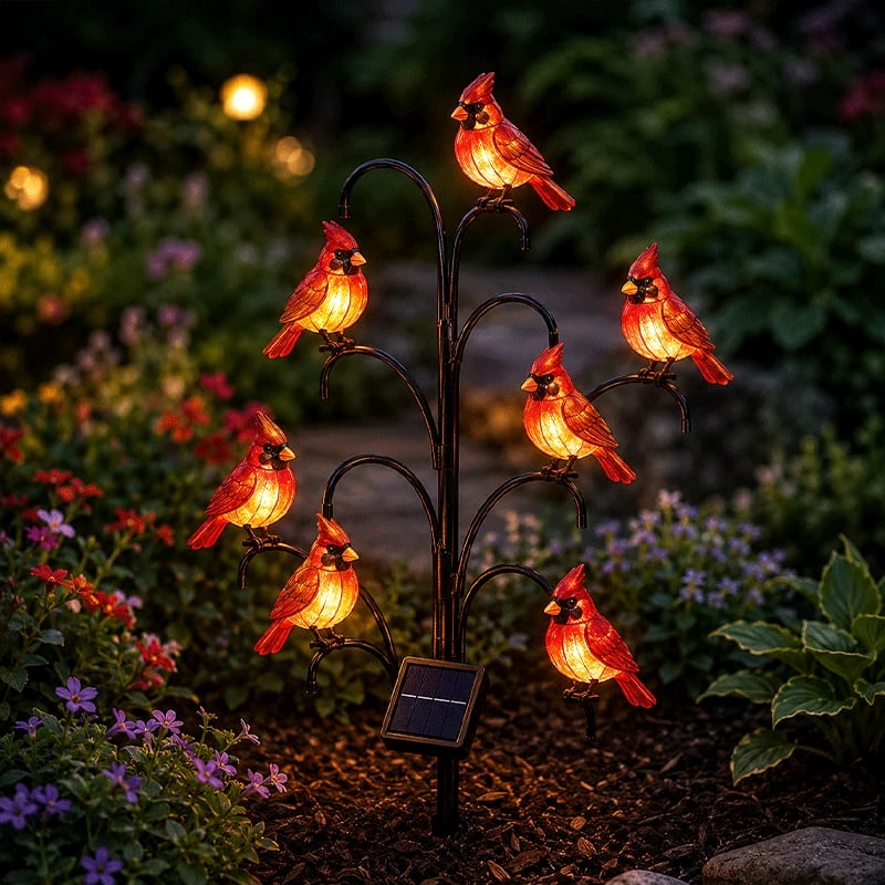 🦩Bird-Shaped Solar Stump Light