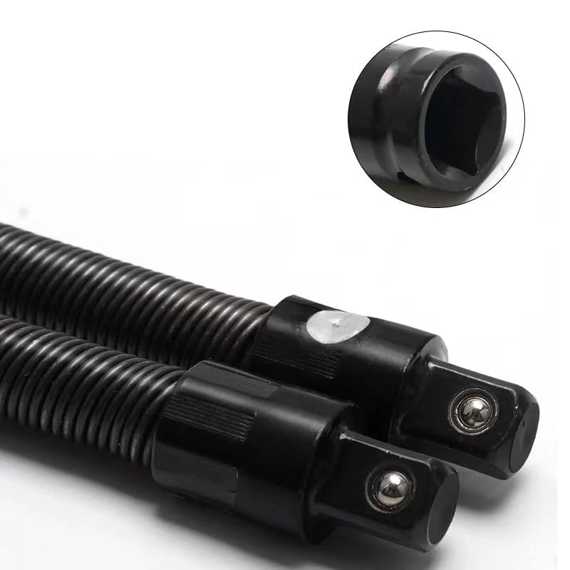 🔧🌀 1/2" Flexible Socket Extension Bar! Conquer Tight Spaces in Seconds🔩🚗