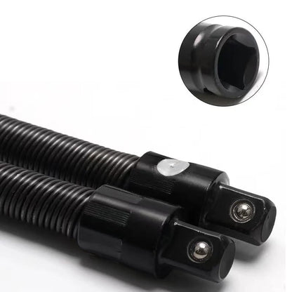 🔧🌀 1/2" Flexible Socket Extension Bar! Conquer Tight Spaces in Seconds🔩🚗