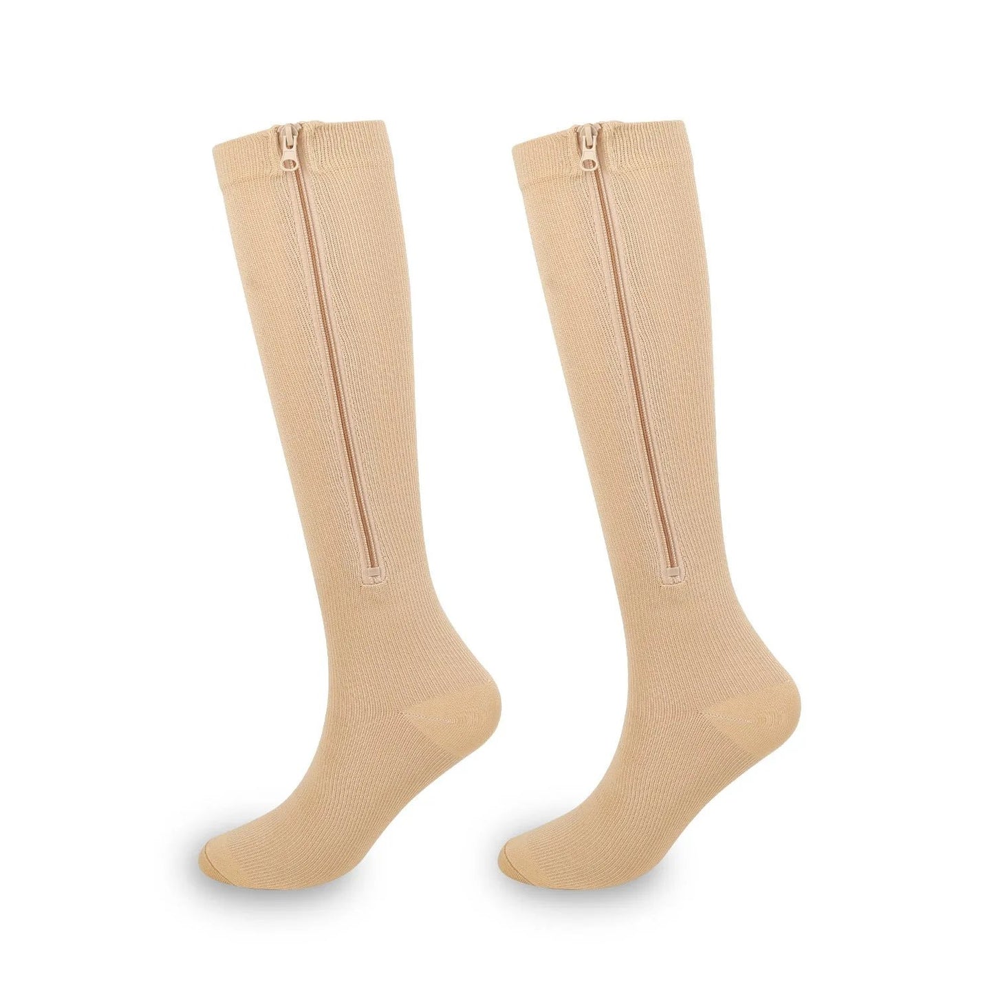 ❌No More Struggle 🏃‍♂️ Sports Zipper Socks – Comfort, Support & Easy On/Off