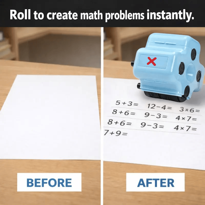 4-in-1 Math Stamp Roller