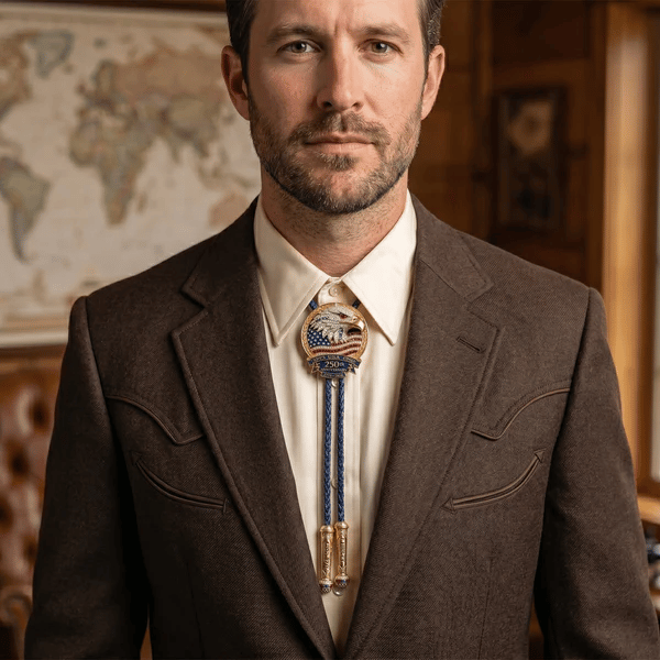 🎁Last Day 49% OFF - 🦅 USA 250th Anniversary Eagle Bolo Tie