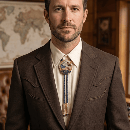 🎁Last Day 49% OFF - 🦅 USA 250th Anniversary Eagle Bolo Tie