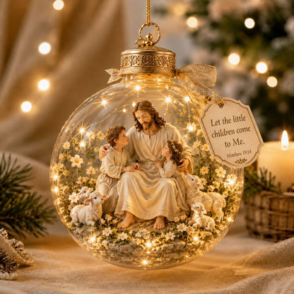 Illuminated Christian Scripture Keepsake Ornaments