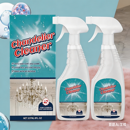 Spray for cleaning and caring for chandeliers