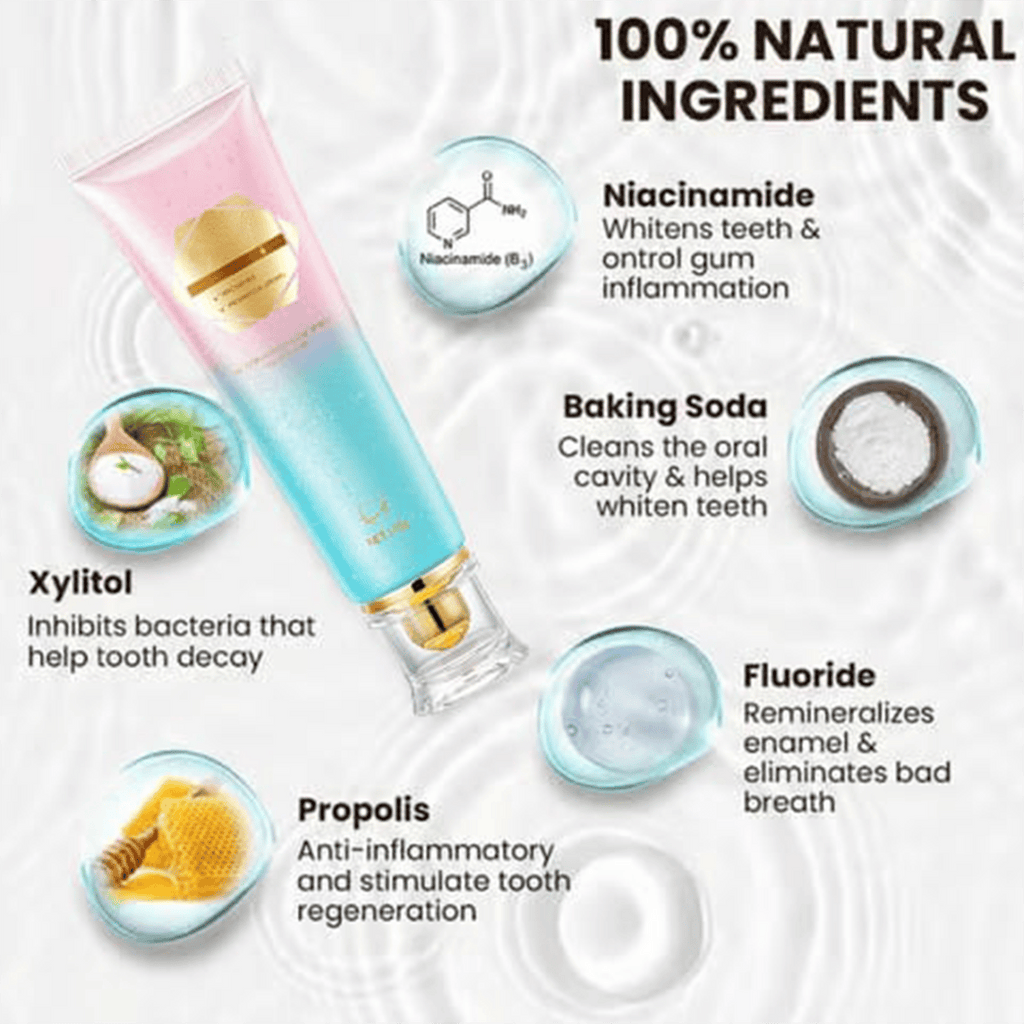 ✨ 🦷 Niacinamide Whitening Toothpaste - For Healthier, Whiter Teeth!