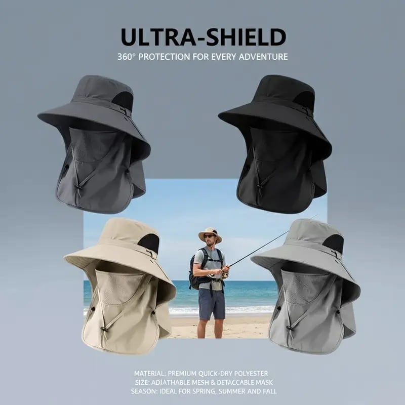 🔥 Limited-Time Deal – UV Protection Outdoor Fisherman’s Hat 🌞